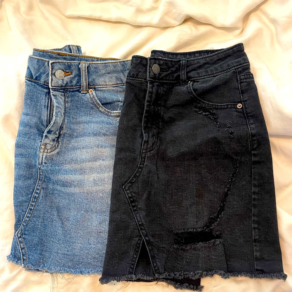 Denim High Waisted Skirt Bundle
